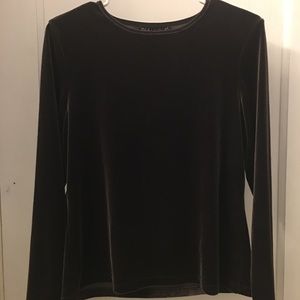 Dialogue brown top. 14. EUC